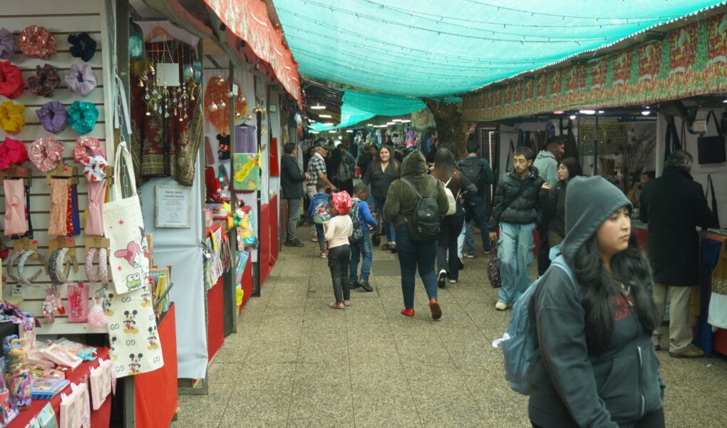 Feria navideña en Temuco