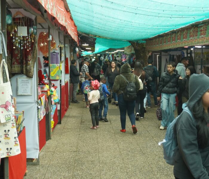 Feria navideña en Temuco