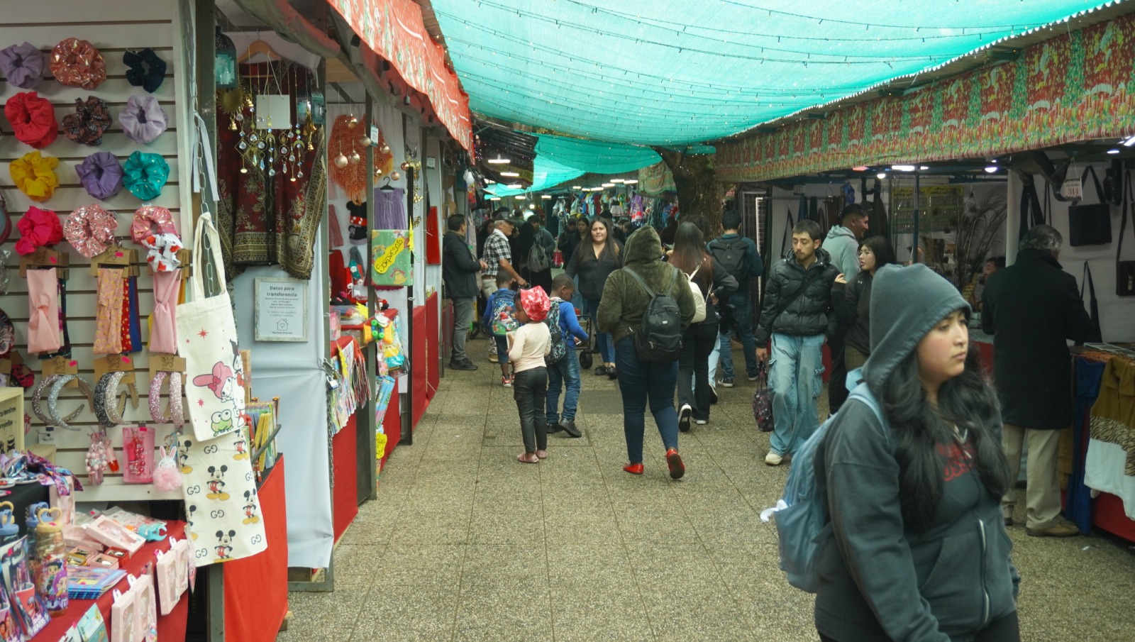 Feria navideña en Temuco