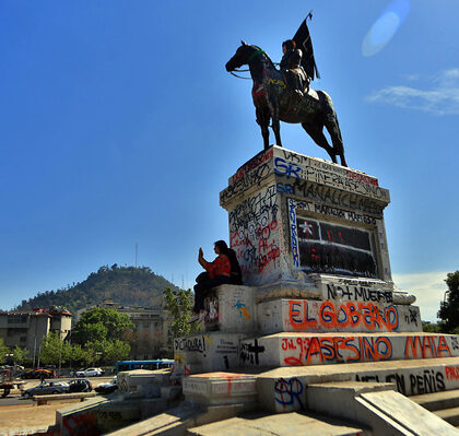 Estatua General Baquedano.